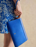 Hobbs suede wristlet clutch bag, UK version