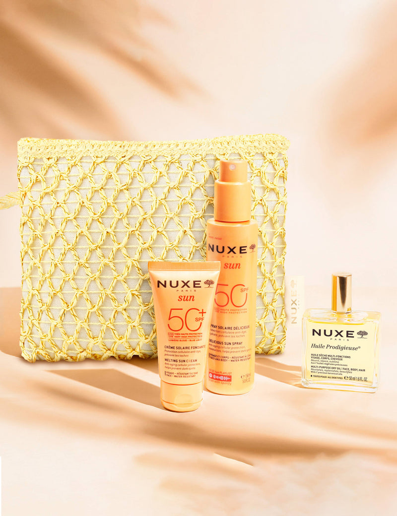 NUXE Summer Essentials Set SPF50 sun protection gift set (British brand)