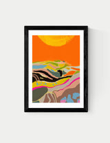 M&S East End Prints Sunny Hills Framed Art Print- Buy online at McGrocer