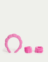 M&S Bloom Accessories Super Soft Headband and Wrist Cuffs- Buy online at McGrocer