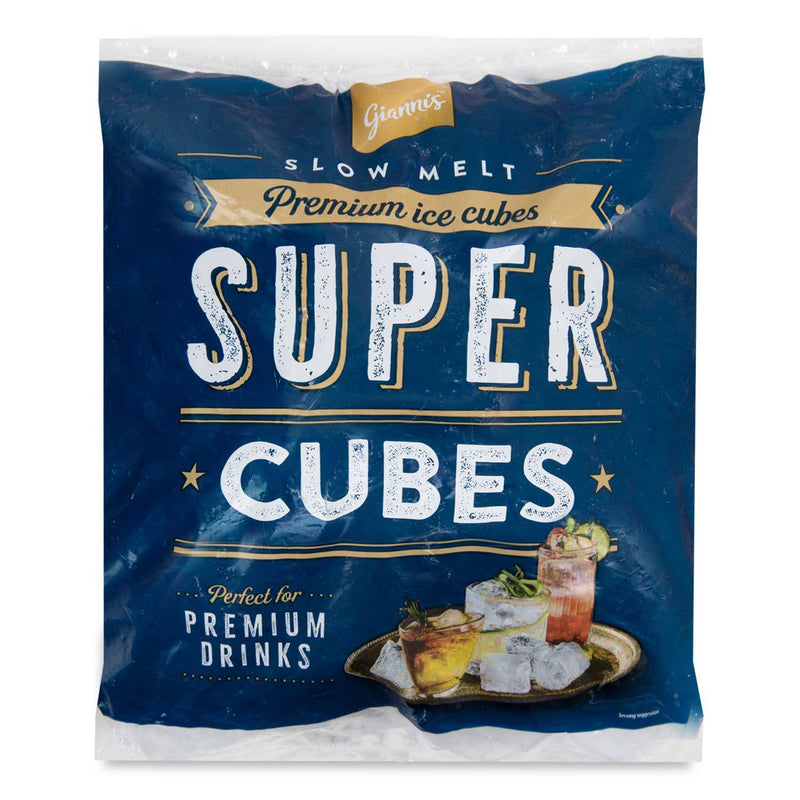 Super Cube gluten-free ice cubes - British product