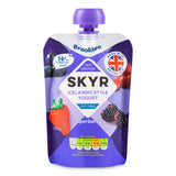 Skyr yogurt pouch 150g with superberry flavour (British brand)
