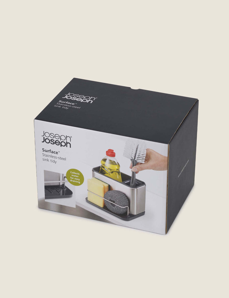 Joseph Joseph Surface Large Stainless-Steel Sink Tidy (British brand)