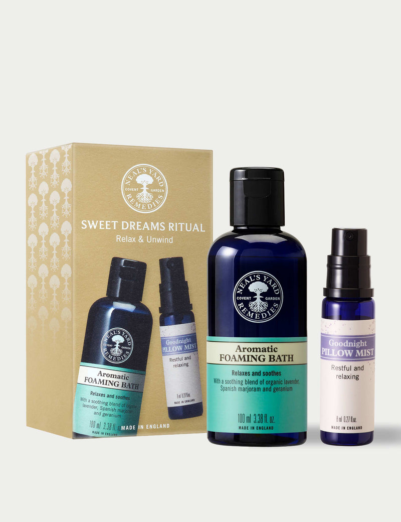 Neal's Yard Remedies Sweet Dreams Ritual sleep aid set 8ml and 100ml (British brand)