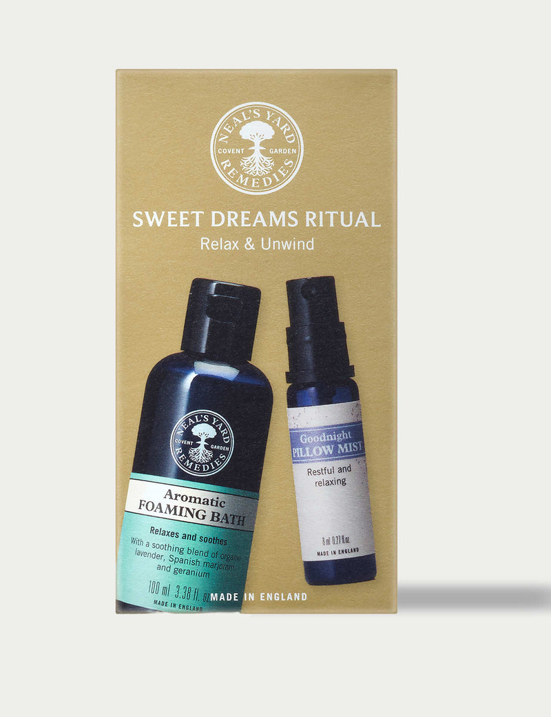 Neal's Yard Remedies Sweet Dreams Ritual sleep aid set 8ml and 100ml (British brand)