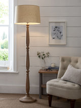 Next Natural Clifton Wood Floor Lamp- Buy online at McGrocer