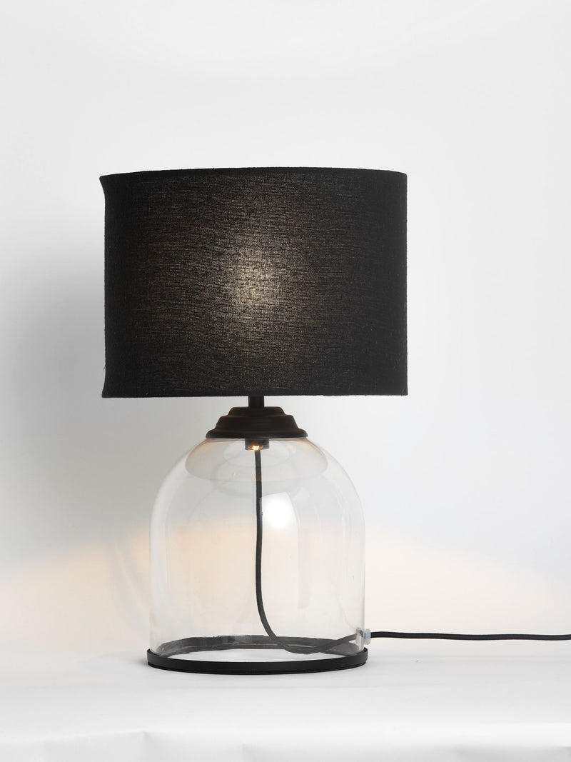 Gloucester schwarze Tischlampe, importiert aus dem Vereinigten Königreich