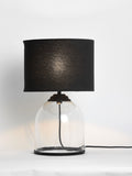Gloucester schwarze Tischlampe, importiert aus dem Vereinigten Königreich