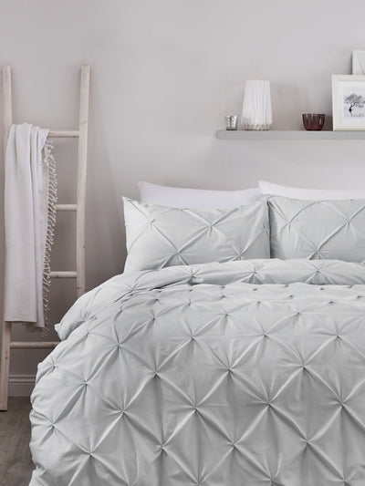 Next Serene Silver Lara Duvet Cover And Pillowcase Set- Buy online at McGrocer