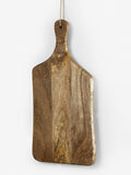 Natural Zaya mango wood serving platter, imported from the UK