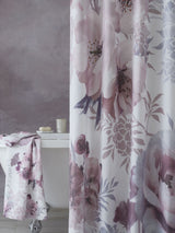 Next Catherine Lansfield Pink Dramatic Floral Shower Curtain 180x180cm- Buy online at McGrocer