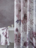 Catherine Lansfield Pink Dramatic Floral shower curtain 180x180cm - British product