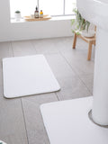 Catherine Lansfield anti-bacterial memory foam bath mat set, UK version