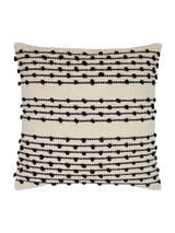 Next Furn Mossa Natural/Black Woven Polyester Filled Cushion- Buy online at McGrocer