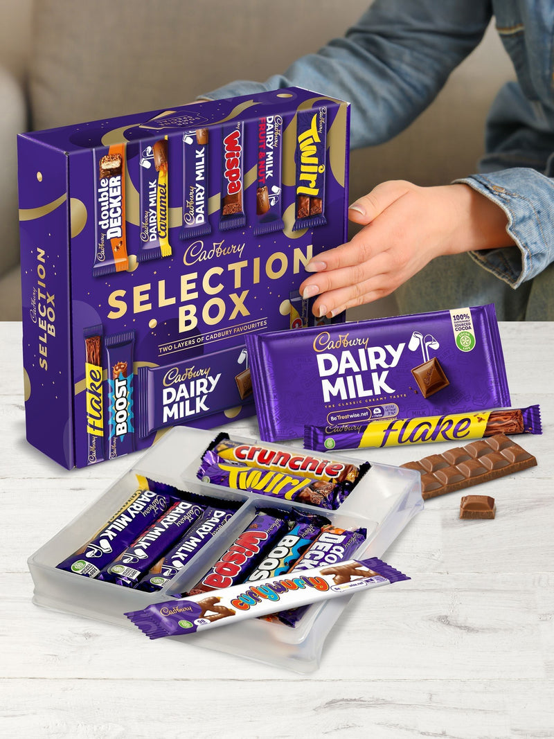 Cadbury Double Deck chocolate selection box - British product