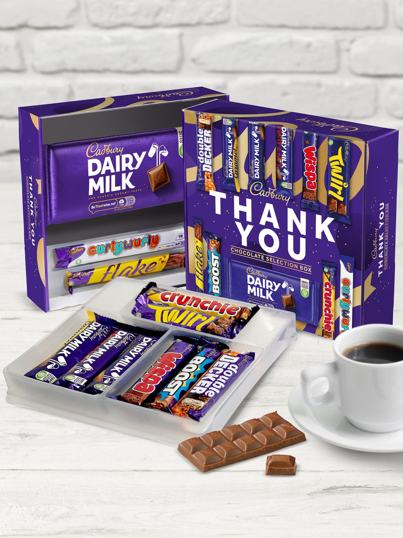 Cadbury Thank You Double Deck chocolate selection box - British product