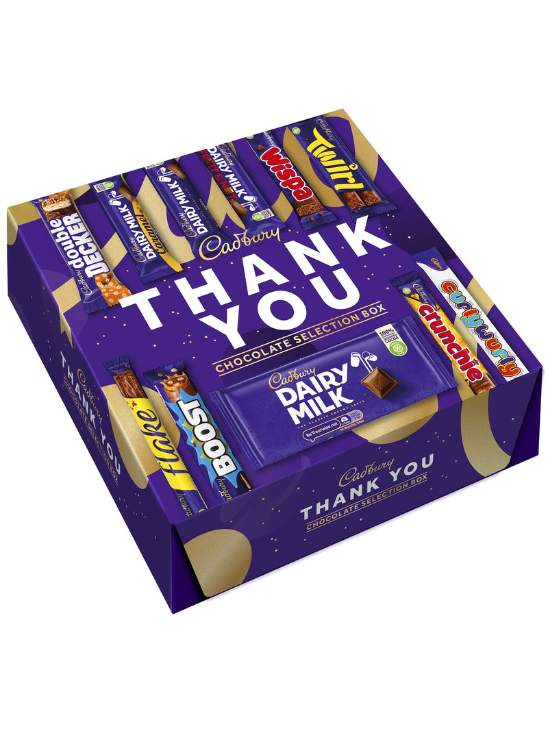 Cadbury Thank You Double Deck chocolate selection box - British product