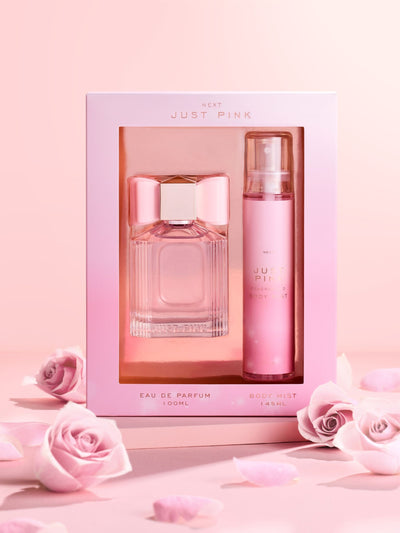 Just Pink Fragrance Gavesett med 100ml Parfyme og 145ml Body Mist