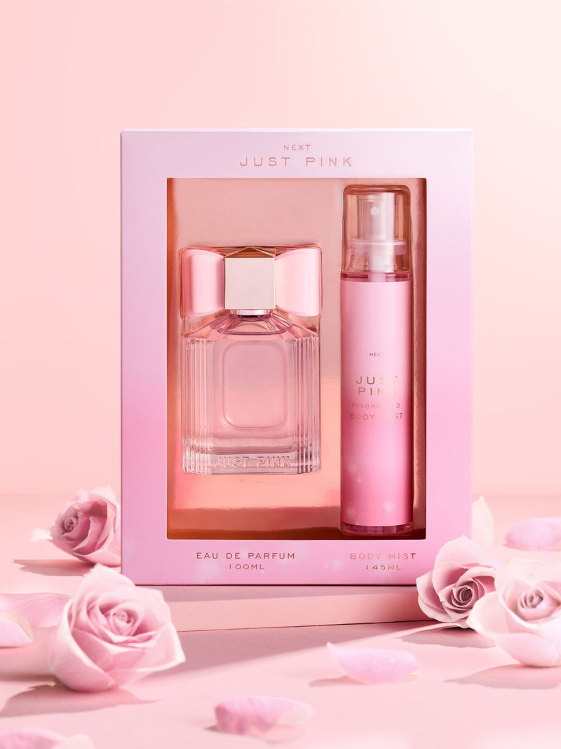 Just Pink perfume and body mist gift set 100ml & 145ml, UK version