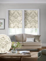 Next Laura Ashley Parterre Natural Roman Blind- Buy online at McGrocer