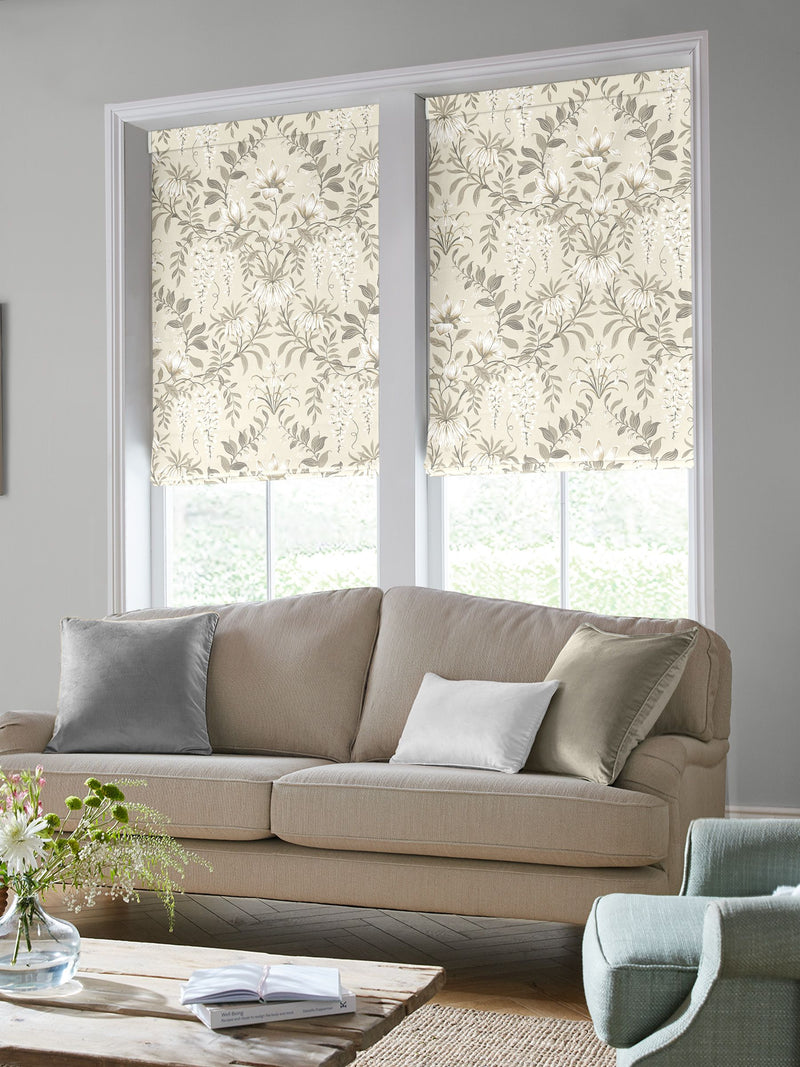 Laura Ashley roman blind in Parterre floral print - British product