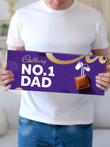 Next Cadbury Dairy Milk No.1 Dad Giant Chocolate Bar 850g- Buy online at McGrocer