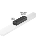 Solar Centre Clear Halo solar wall light 50cm - British product