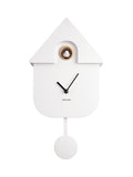 Karlsson White Cuckoo Alarm Clock 21.5cm, UK version