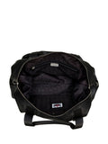 Osprey London black tumbled leather Toby weekender bag, imported from the UK