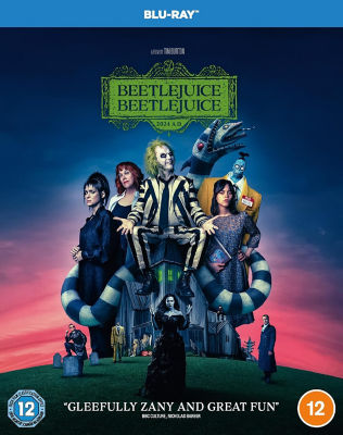 Beetlejuice Beetlejuice Blu-ray edition disc - British product