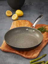 Next Stellar Grey Rocktanium Non Stick Frying Pan 26cm- Buy online at McGrocer