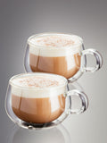 Judge Clear Double Walled Cappuccino Glass Set, UK version