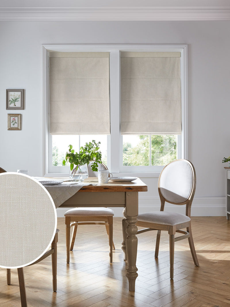 Laura Ashley grey Easton roman blind, UK version