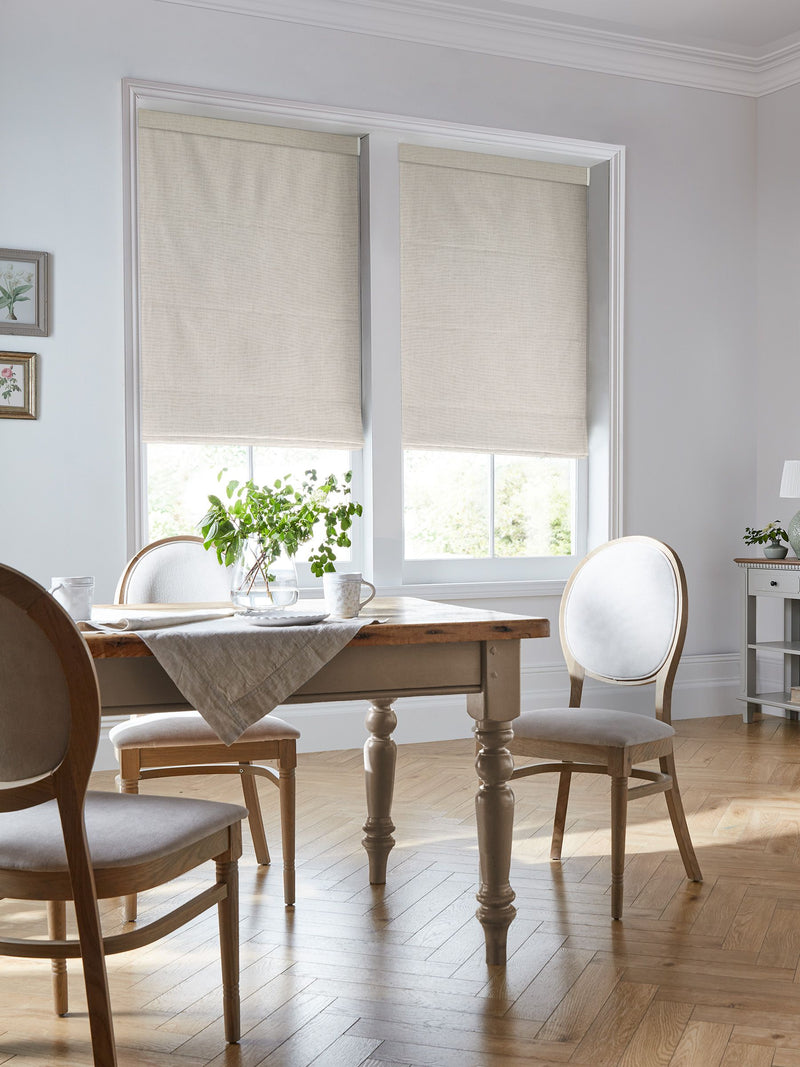 Laura Ashley grey Easton roman blind, UK version