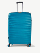 Next Rock Luggage Blue Sunwave Large Suitcase- Buy online at McGrocer