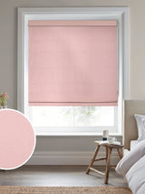 Next Laura Ashley Easton Blush Pink Made to Measure Roman Blind- Buy online at McGrocer