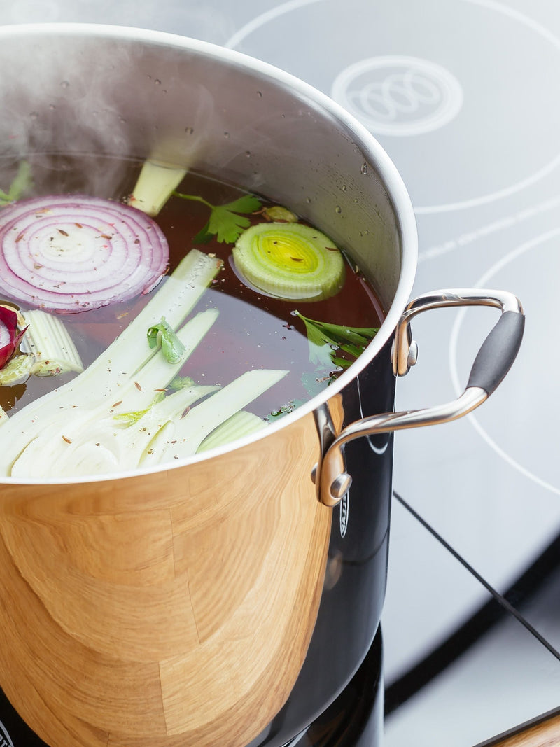 Stellar James Martin silver stockpot 7L, UK version