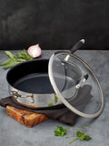 Stellar James Martin silver sauté pan 28cm (British brand)