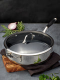 Stellar James Martin silver sauté pan 28cm (British brand)