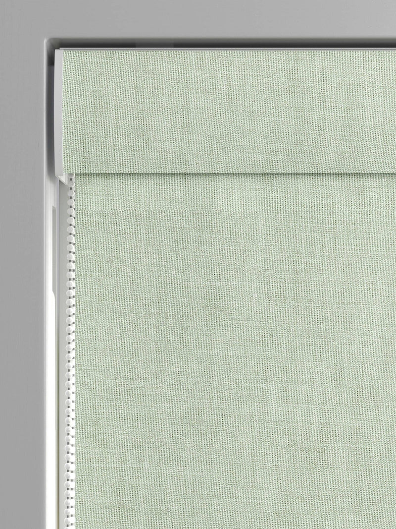 Laura Ashley sage green Easton roman blind, UK version