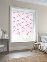 Next Laura Ashley Pink Animalia Embroidered Made to Measure Roman Blind- Buy online at McGrocer