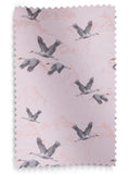 Laura Ashley pink animalia embroidered roman blind, imported from the UK