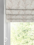 Laura Ashley blush pink pussy willow embroidered roman blind, imported from the UK