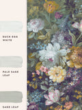 Laura Ashley Mathilde green wallpaper mural - British product