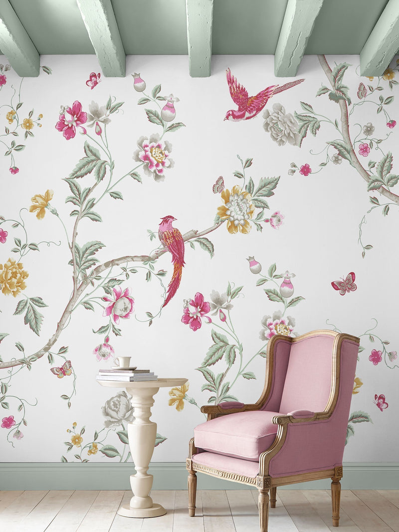 Laura Ashley Pink Summer Palace mural - British product