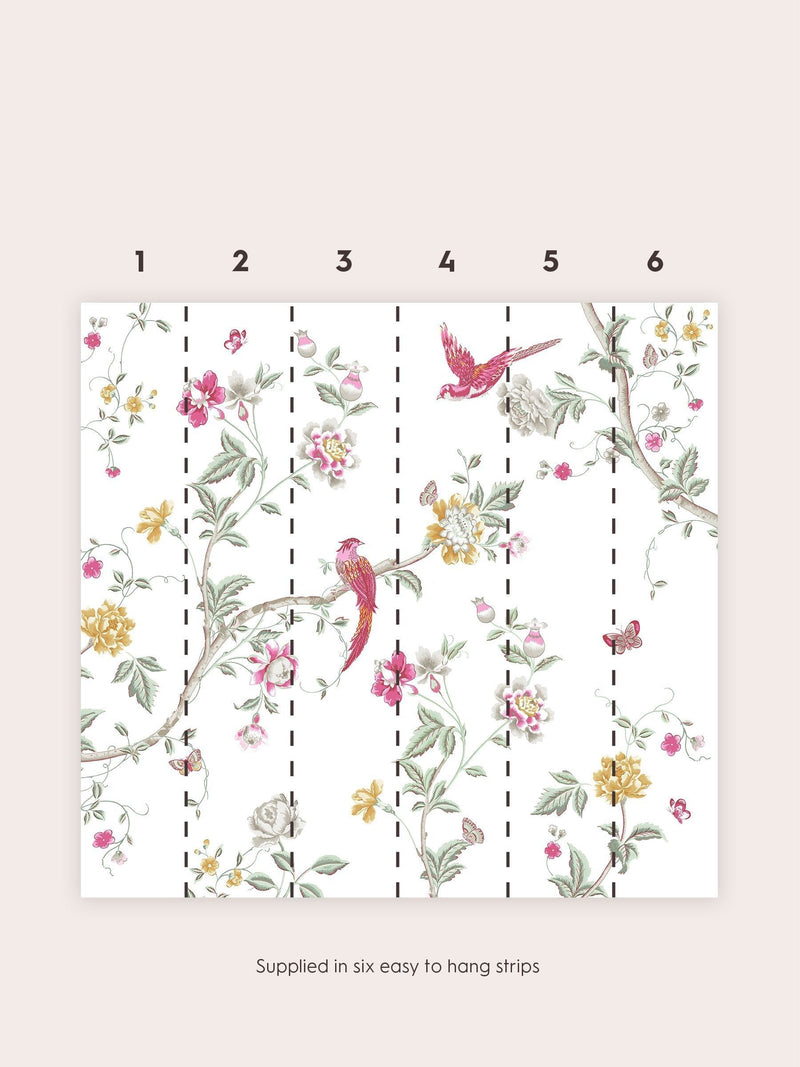 Laura Ashley Pink Summer Palace mural - British product