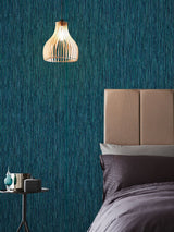 Next Graham & Brown Teal Blue Grasscloth Texture Wallpaper 10M- Buy online at McGrocer