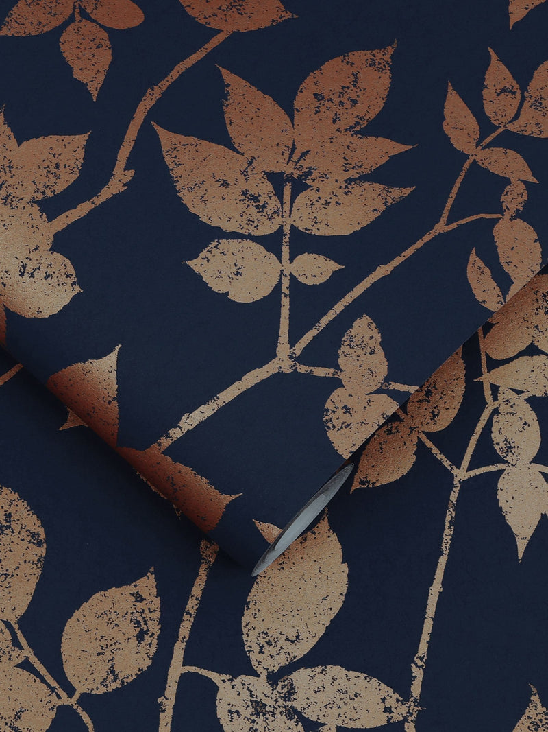 Graham & Brown Luna Tapetenmuster in Anthrazit – britisches Produkt