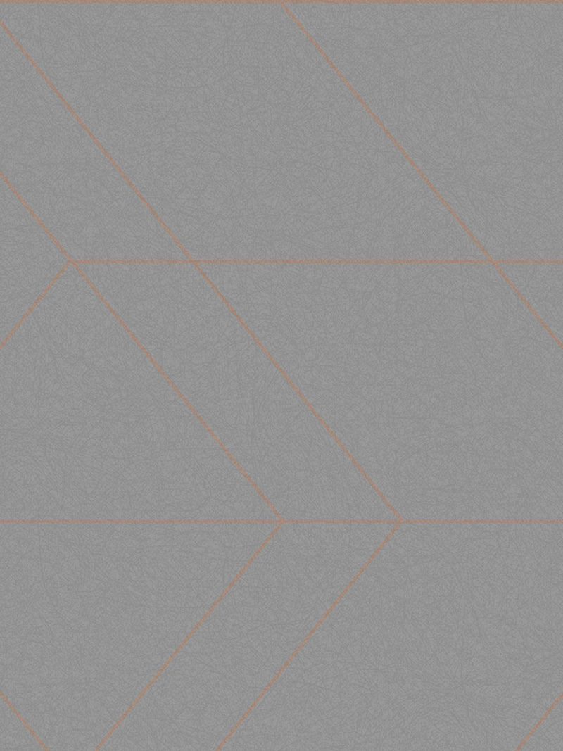 Graham & Brown Balance Geo rose gold wallpaper sample - British product