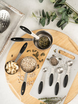 Next Fusion Black Measuring Cups and Spoons Set- Buy online at McGrocer
